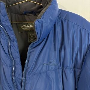 Eddie Bauer Blue Goose Down Puffer Jacket